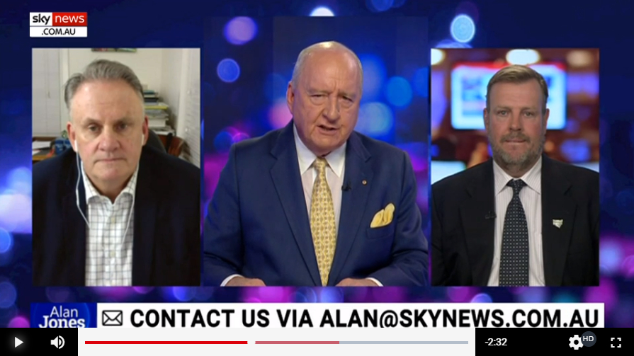 NSW Farmers’ Adrian Lyons speaks to Alan Jones on Sky News about issues to do with the Inland Rail Project