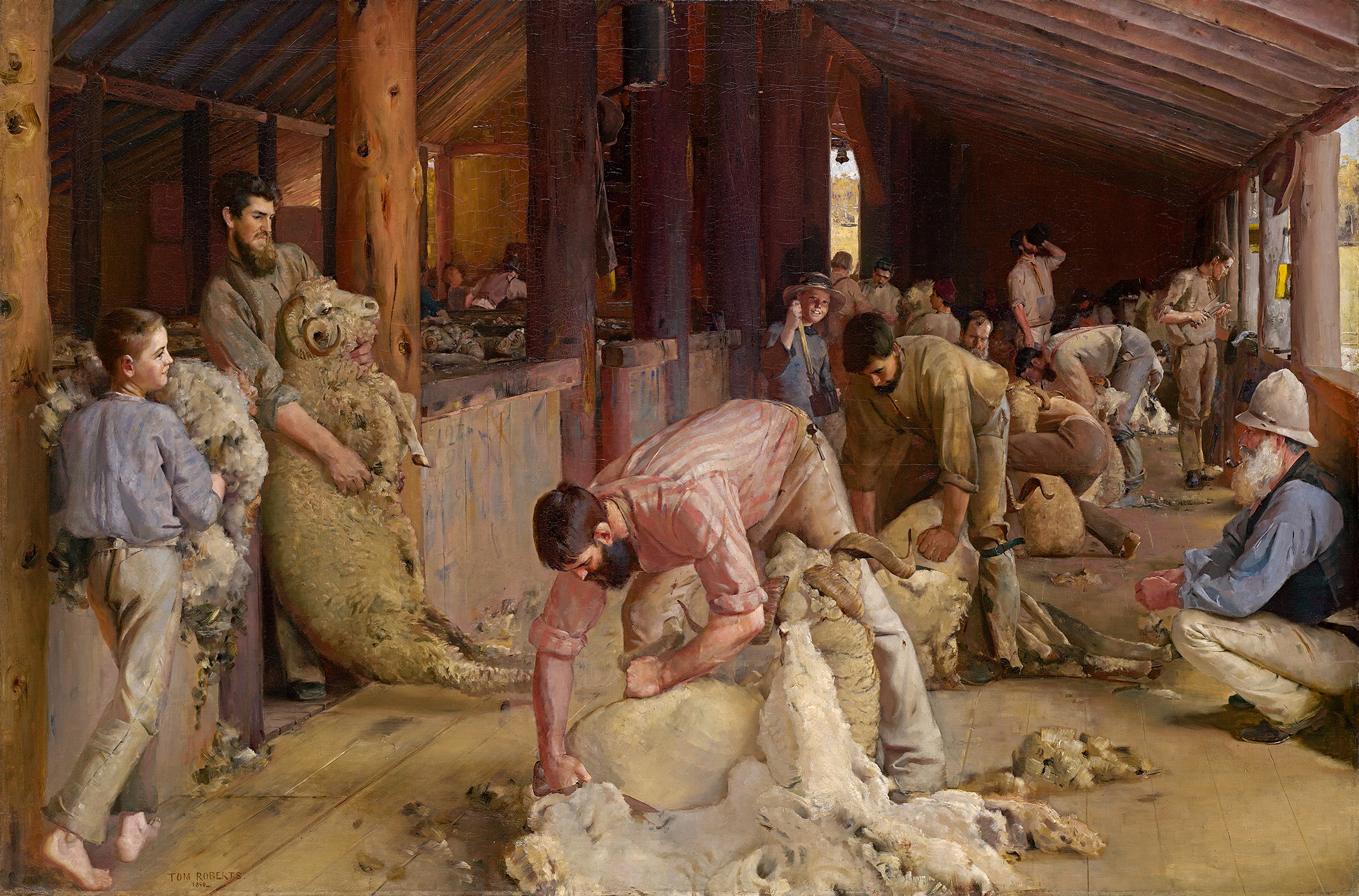 Shearing the Rams 130 years on