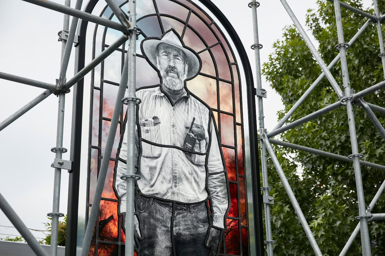 Farmers immortalised after the river ran dry