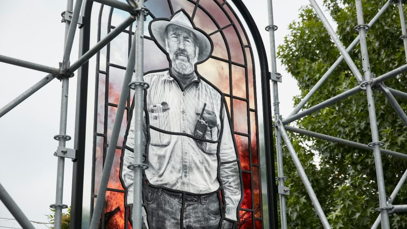 Farmers immortalised after the river ran dry