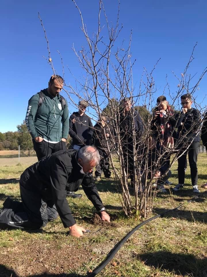 David hosting a truffle hunt