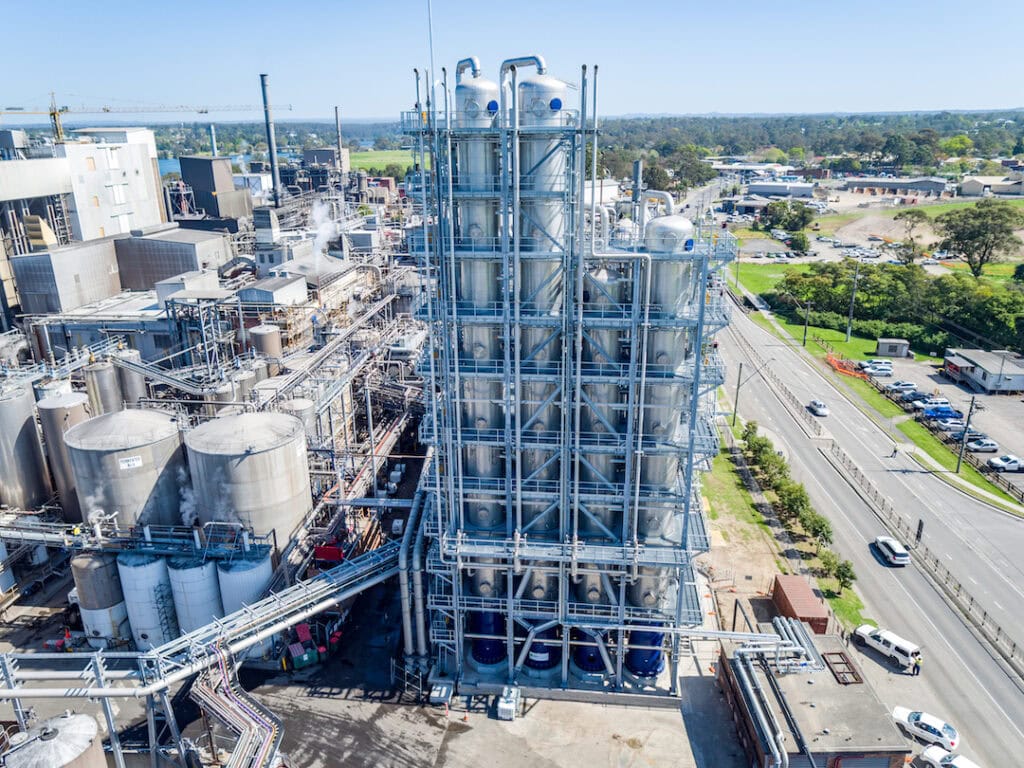 Manildra Group's state-of-the-art ethanol distillery