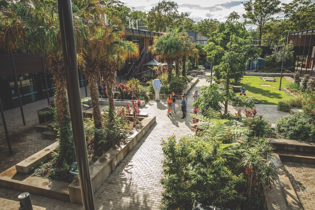 On campus at Port Macquarie CSU