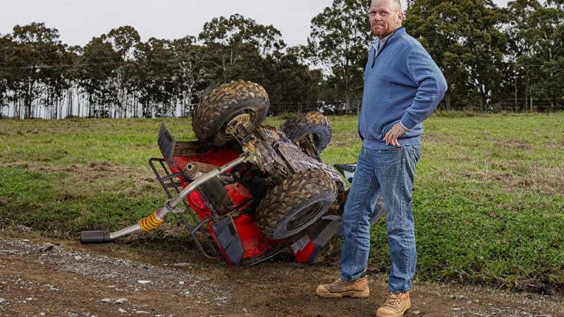 ROLL BARS ON QUAD BIKES SAVING LIVES