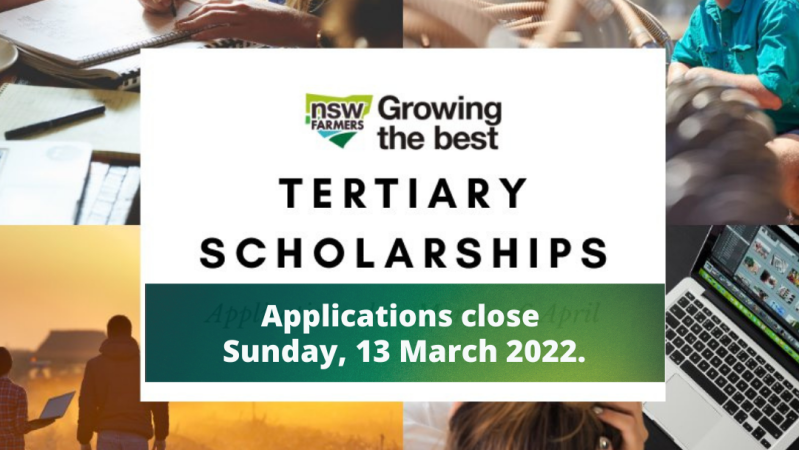 NSW Farmers 2022 Tertiary Scholarships