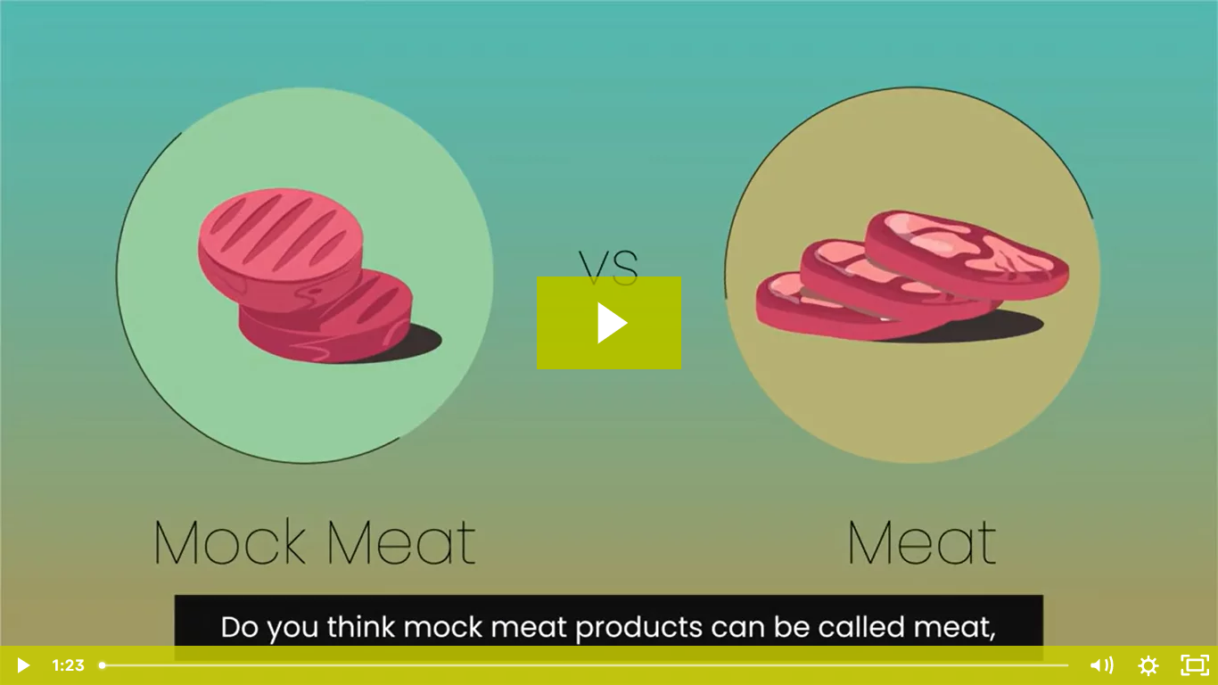 Should mock meat be called meat?