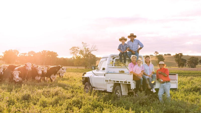 Five generations of the Snow family