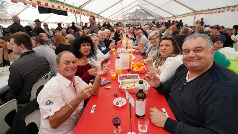 Celebrating salami making in Griffith