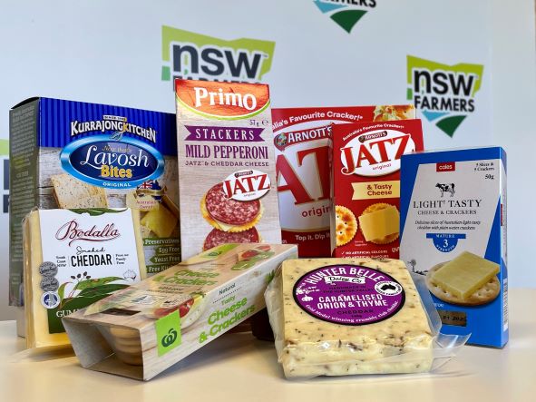 Let’s fly with Aussie cheese and crackers