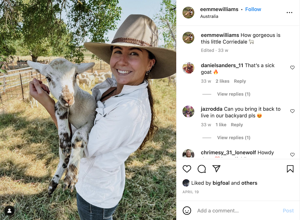 Farmers take their business to Instagram