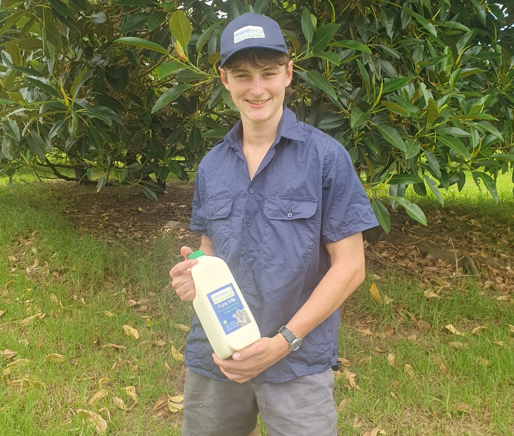 Young dairy farmer launches non-homogenised milk