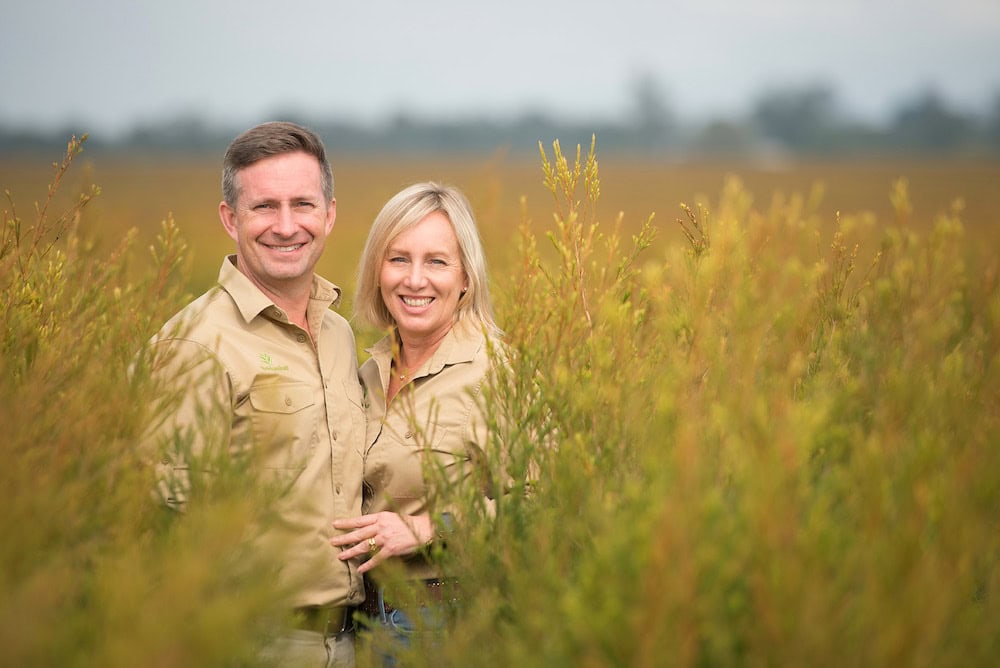 tea tree farmer Phil Prather