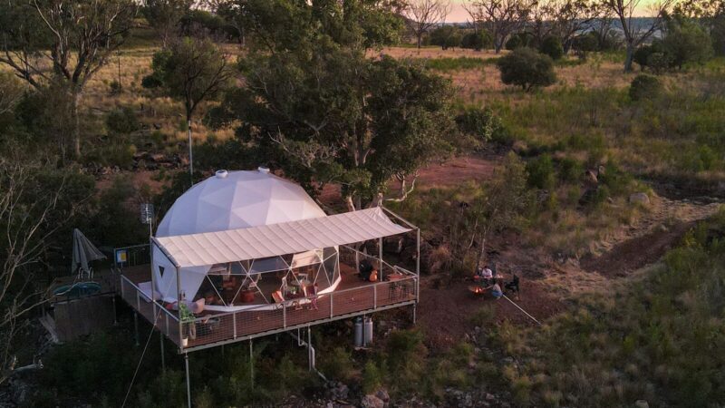 Agritourism domes of hope and happiness