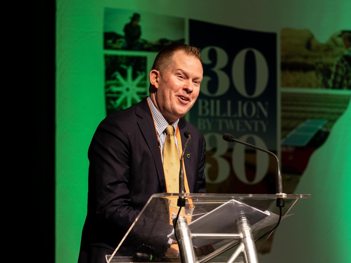 Pete Arkle, CEO of NSW Farmers, at NSWF Annual Conference 2022