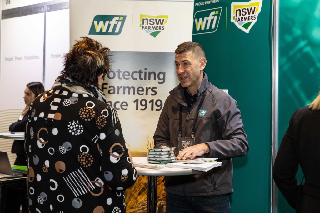 WFI talking insurance at NSWF Annual Conference 2022