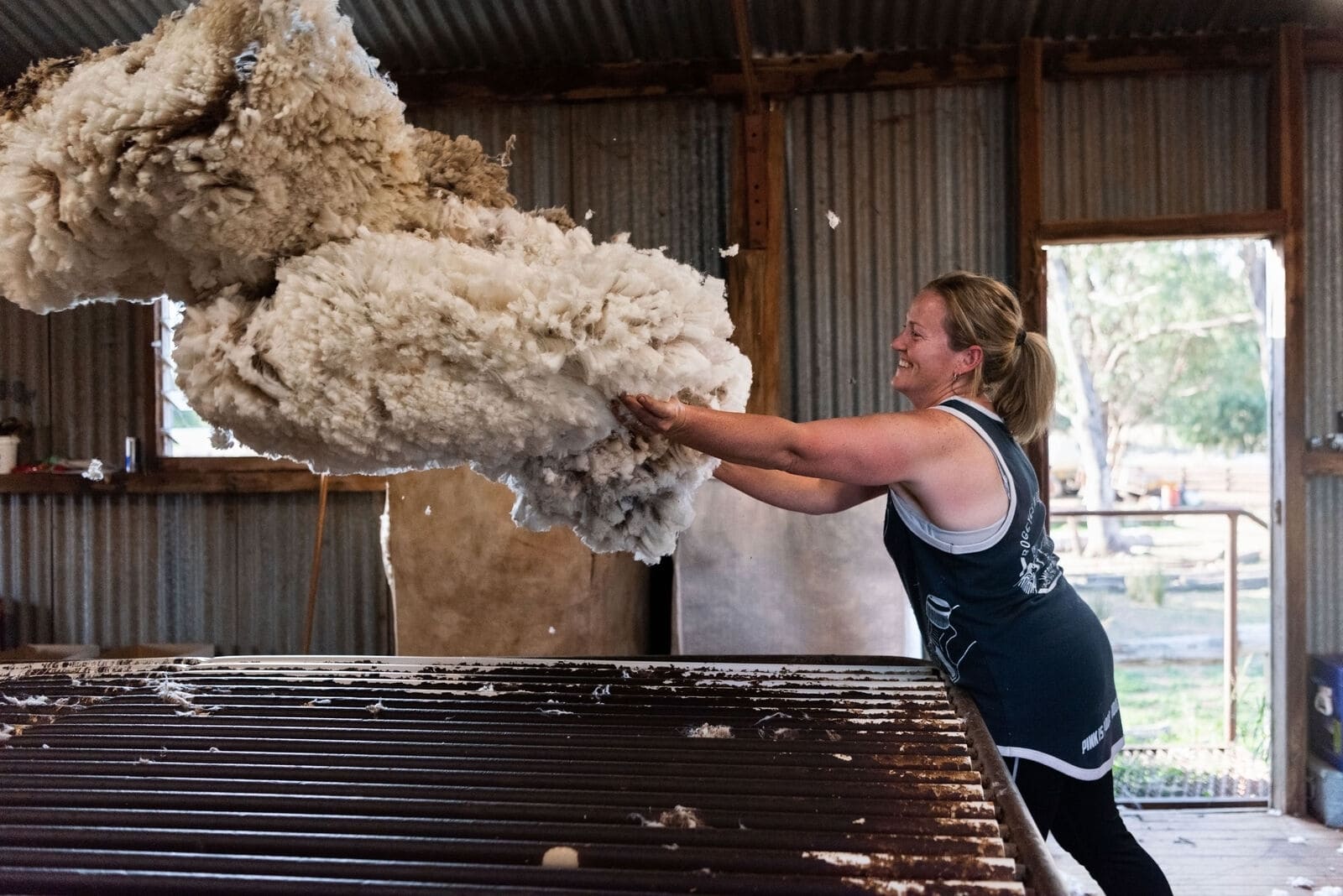 Gilgandra's champion wool classer