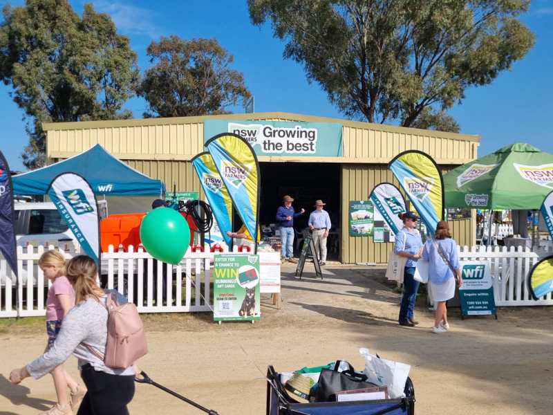 The NSW Farmers Shed at Henty Machinery Field Days this year